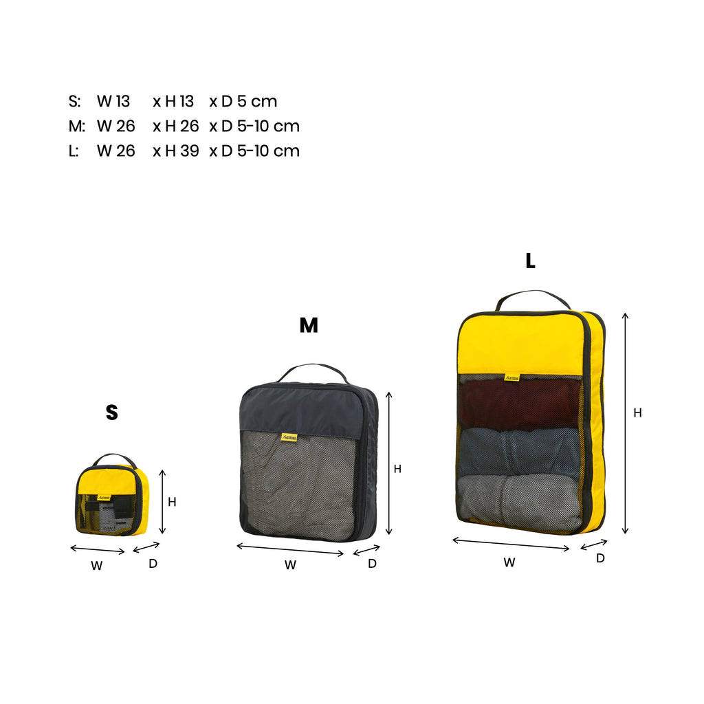 Packing Cube Trio 方形收納袋(3件)