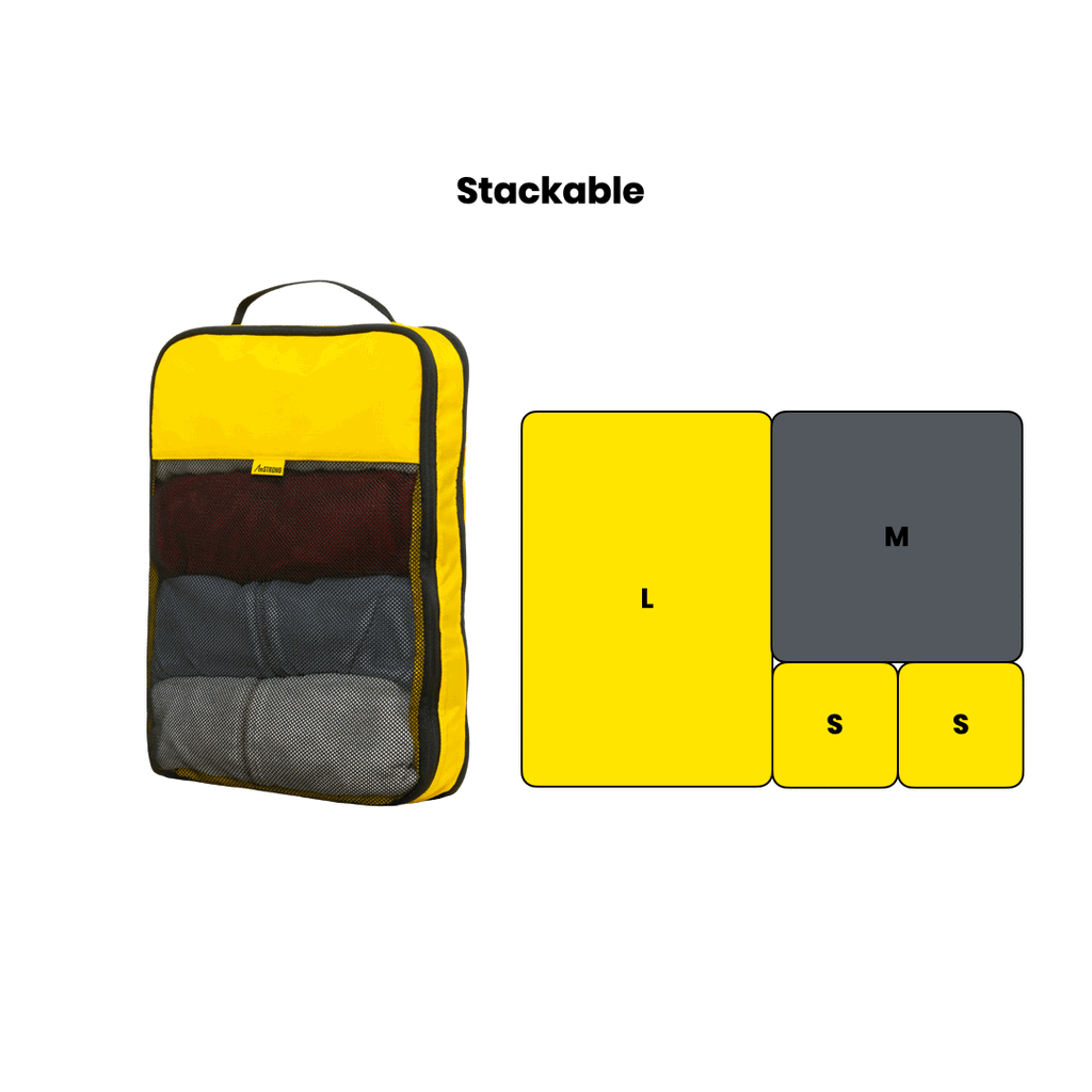 Packing Cube Trio 方形收納袋(3件)