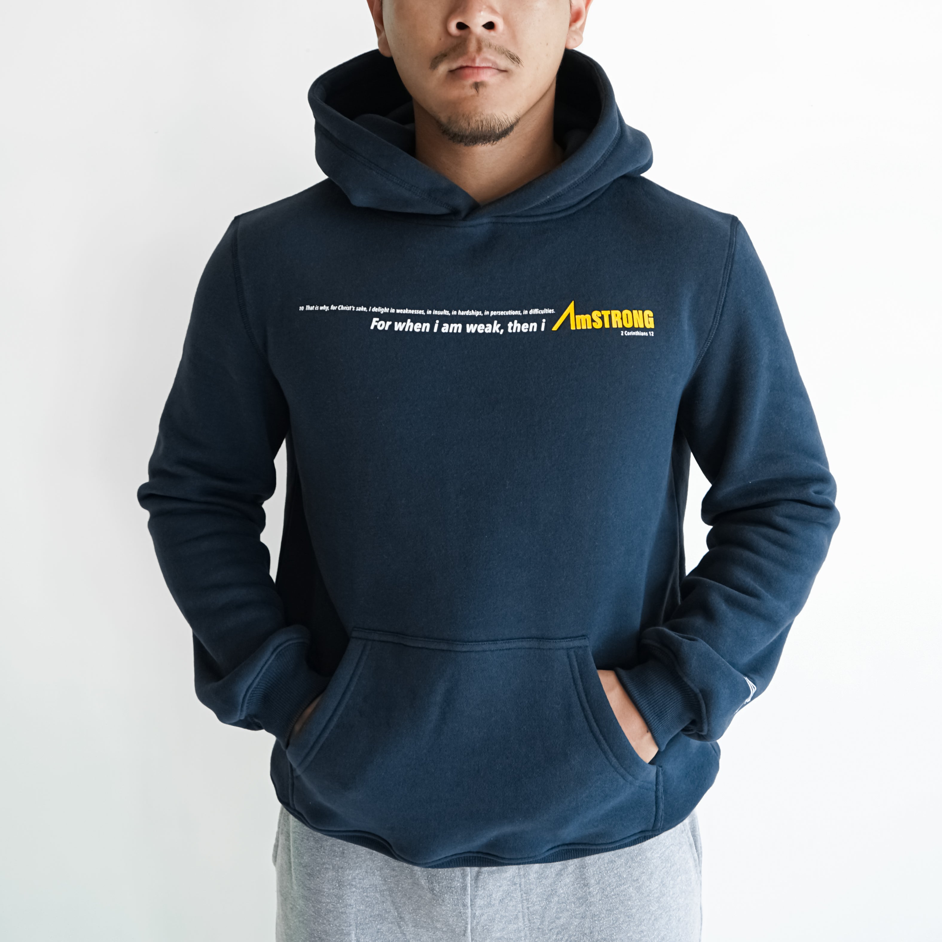 AmSTRONG 01-HOODIE Navy | Made for your active days